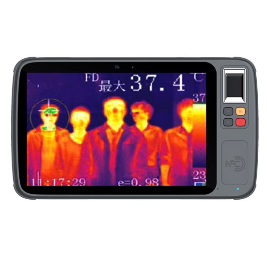 Thermal IR imaging temperature measurement system